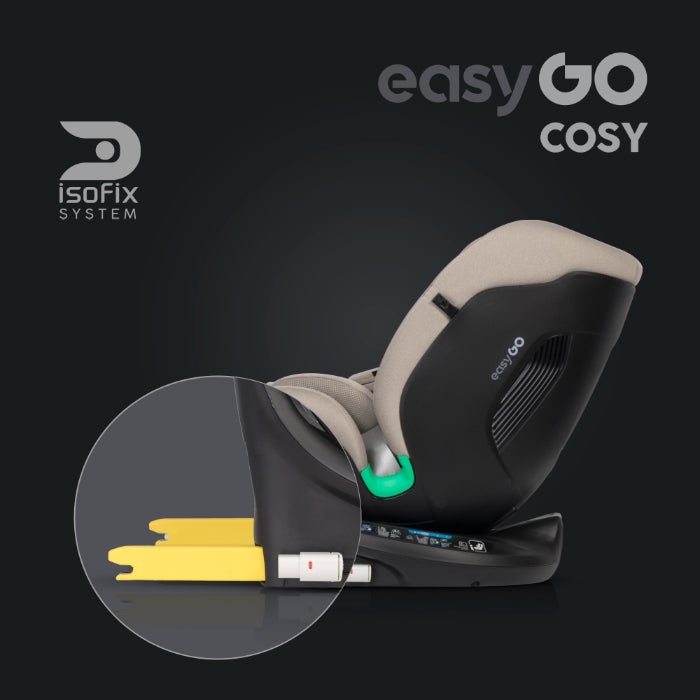 Cadeira auto I-Size 40-150 CM EasyGo Cozy Taupe
