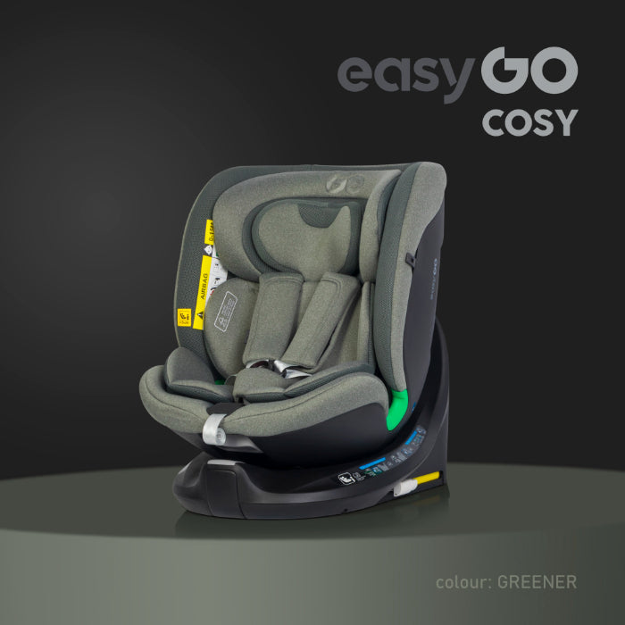 Cadeira auto I-Size 40-150 CM EasyGo Cozy Greener