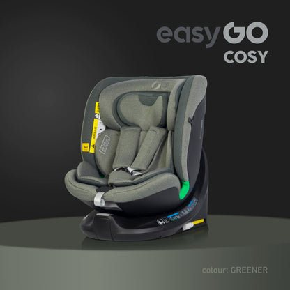 Cadeira auto I-Size 40-150 CM EasyGo Cozy Greener