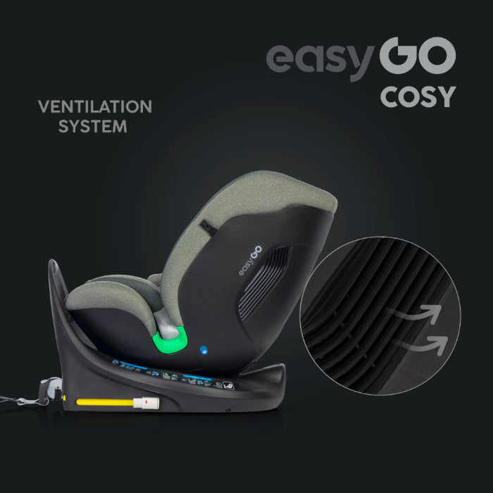 Cadeira auto I-Size 40-150 CM EasyGo Cozy Greener