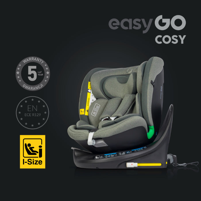 Cadeira auto I-Size 40-150 CM EasyGo Cozy Greener