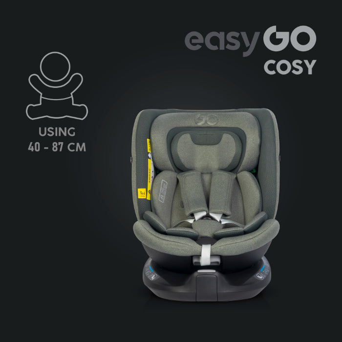 Cadeira auto I-Size 40-150 CM EasyGo Cozy Greener