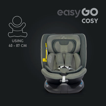 Cadeira auto I-Size 40-150 CM EasyGo Cozy Greener