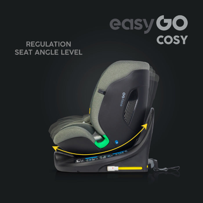 Cadeira auto I-Size 40-150 CM EasyGo Cozy Greener