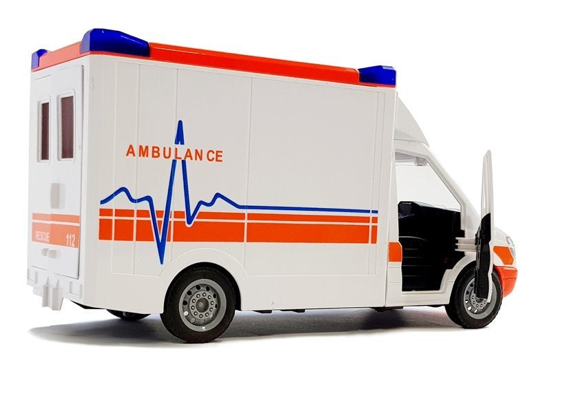 Ambulância com maca som e luz