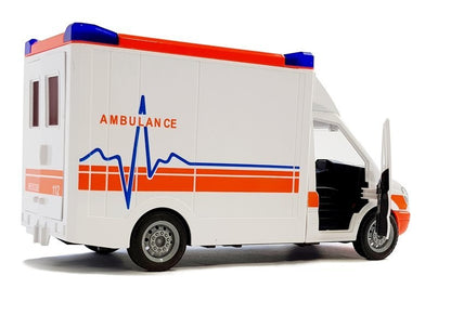 Ambulância com maca som e luz