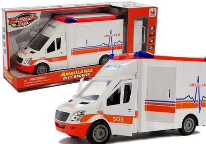 Ambulância com maca som e luz
