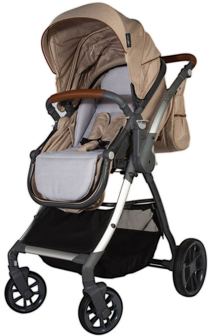 Coccolle sistema de viagem 3 em 1 Acero Beige