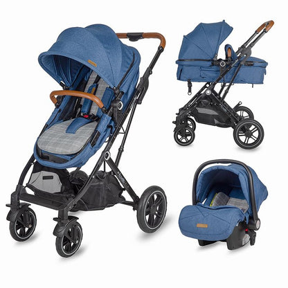 Coccolle sistema de transporte 3 em 1 Ravello Navy Blue