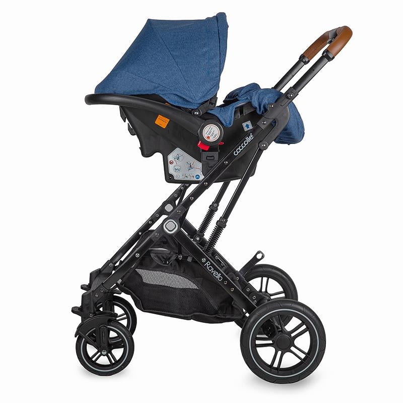 Coccolle sistema de transporte 3 em 1 Ravello Navy Blue