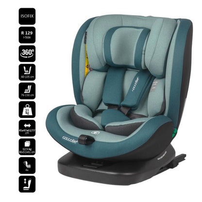 Cadeira Auto Isofix 40-150 cm Coccolle Mydo Atlantic Blue