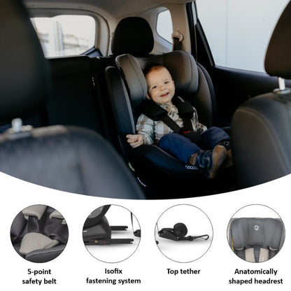 Cadeira Auto Isofix 40-150 cm Coccolle Mydo Urban Grey