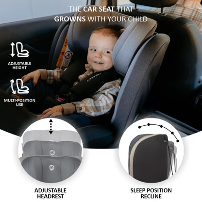 Cadeira Auto Isofix 40-150 cm Coccolle Mydo Urban Grey