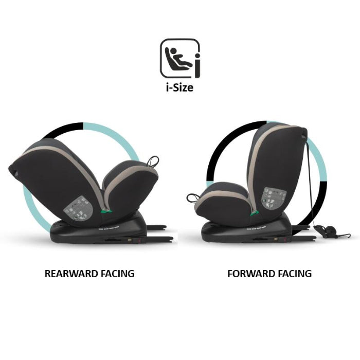 Cadeira Auto Isofix 40-150 cm Coccolle Mydo Urban Grey