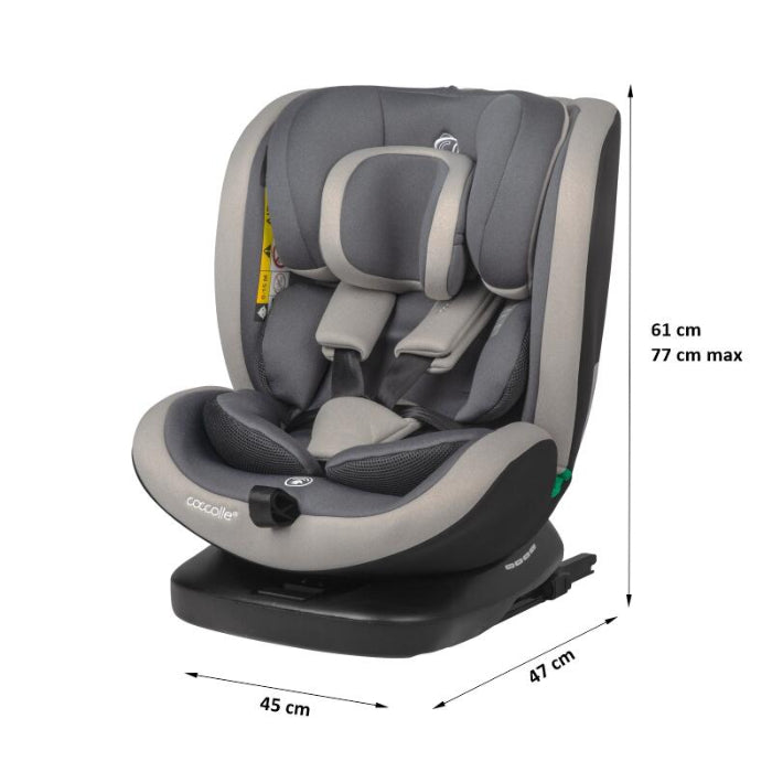 Cadeira Auto Isofix 40-150 cm Coccolle Mydo Urban Grey