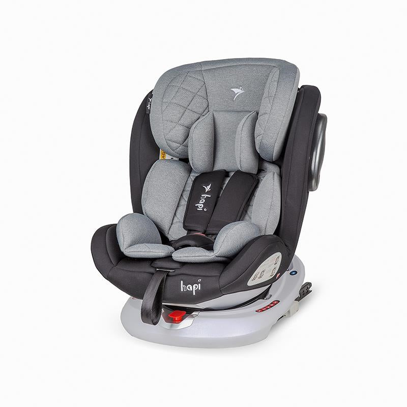 Coccolle Cadeira auto Isofix 0-36 kg 360 rotativo Hapi Ozy Grey