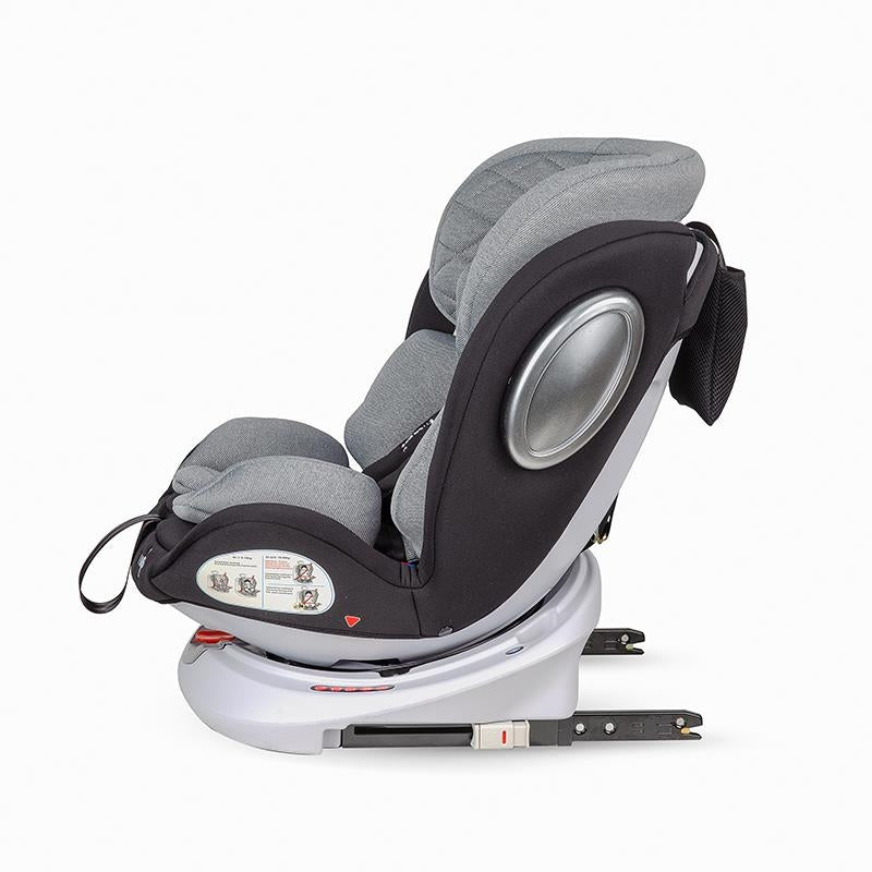 Coccolle Cadeira auto Isofix 0-36 kg 360 rotativo Hapi Ozy Grey