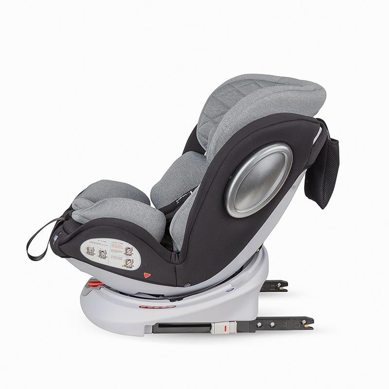 Coccolle Cadeira auto Isofix 0-36 kg 360 rotativo Hapi Ozy Grey