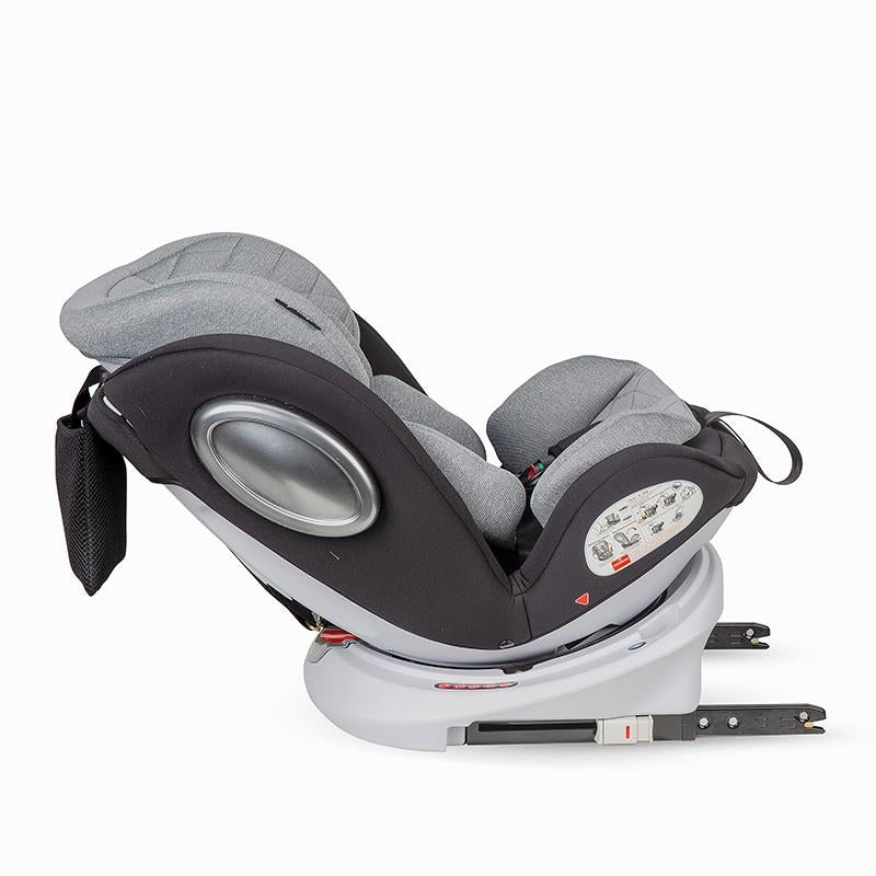 Coccolle Cadeira auto Isofix 0-36 kg 360 rotativo Hapi Ozy Grey