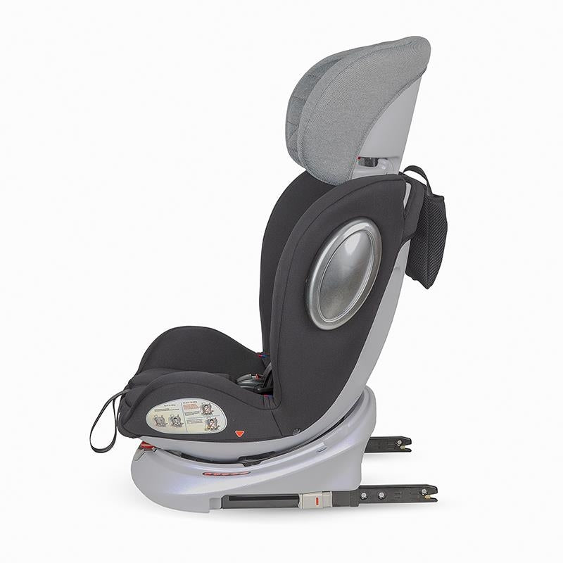 Coccolle Cadeira auto Isofix 0-36 kg 360 rotativo Hapi Ozy Grey