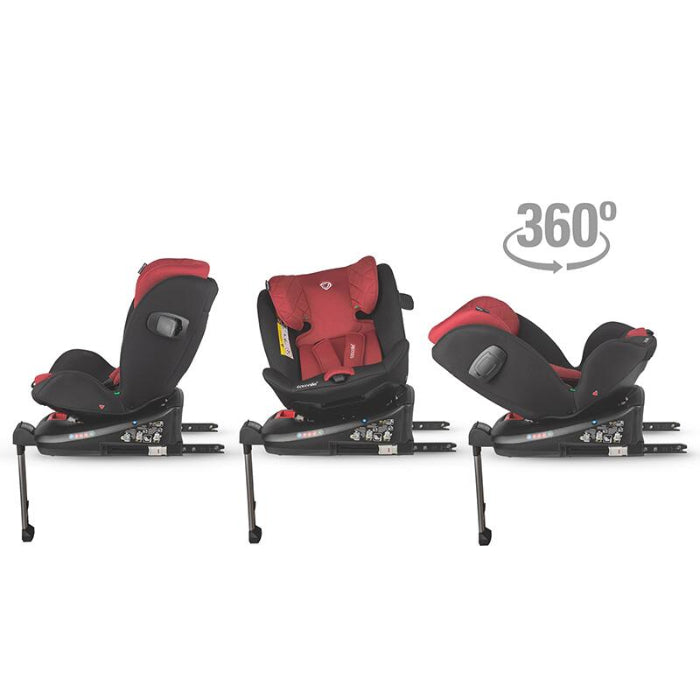 Cadeira auto Isize Coccolle Vigo 40-150-cm Poppy Red
