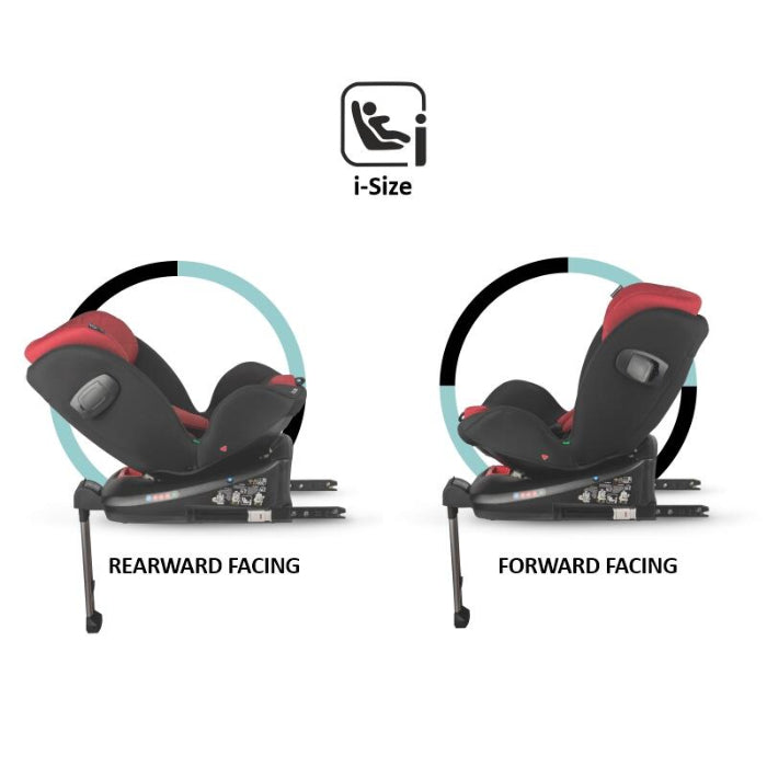 Cadeira auto Isize Coccolle Vigo 40-150-cm Poppy Red