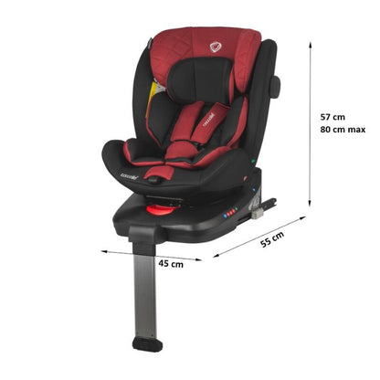 Cadeira auto Isize Coccolle Vigo 40-150-cm Poppy Red