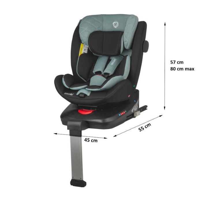Cadeira auto Isize Coccolle Vigo 40-150-cm Emerald Green
