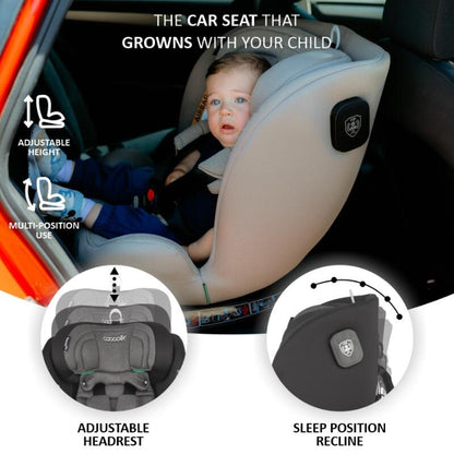 Cadeira auto Isize Coccolle Nova 40-150-cm Diamond Black