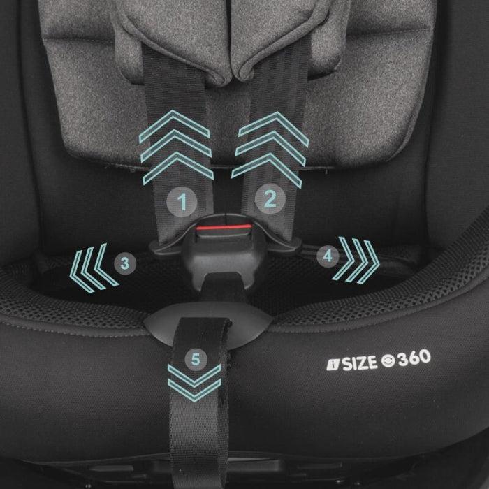 Cadeira auto Isize Coccolle Nova 40-150-cm Diamond Black
