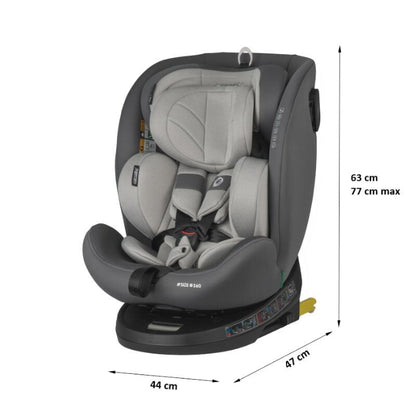 Cadeira auto Isize Coccolle Nova 40-150-cm Moonlit Grey