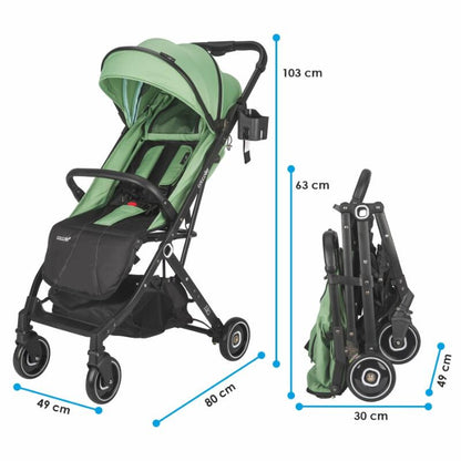Carrinho de bebé sport Coccolle Alla Mistletoe Green