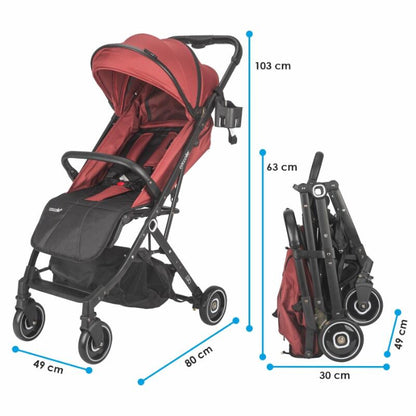Carrinho de bebé sport Coccolle Alla Mahogany Brown