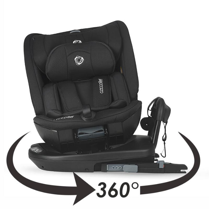 Cadeira auto Isize Coccolle Velsa 40-150-cm Jet Black