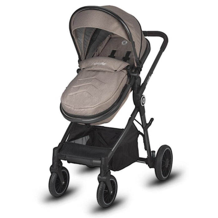 Carrinho de bebé convertível 3in1 Coccolle Ago Dessert Taupe