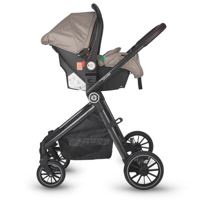 Carrinho de bebé convertível 3in1 Coccolle Ago Dessert Taupe