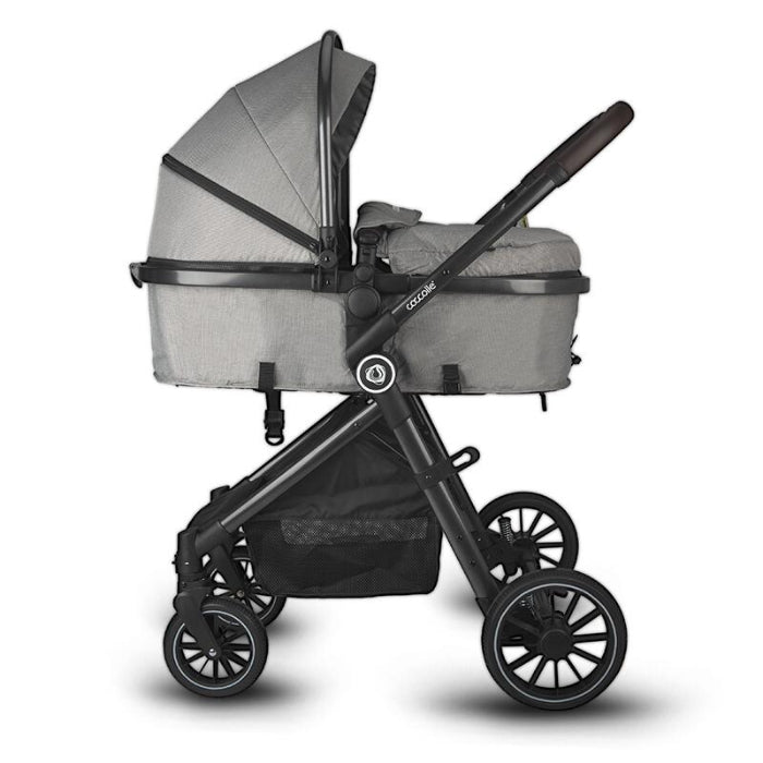Carrinho de bebé convertível 3in1 Coccolle Ago Neutral Grey