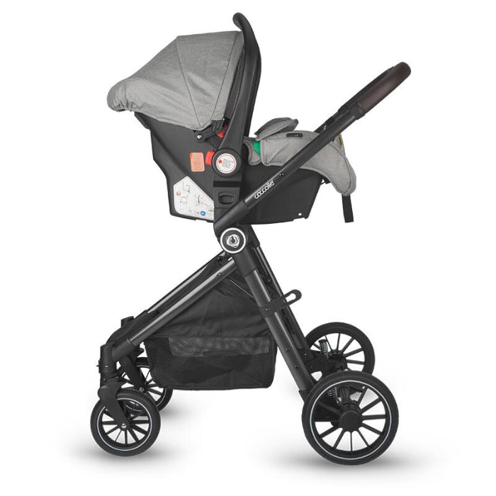 Carrinho de bebé convertível 3in1 Coccolle Ago Neutral Grey