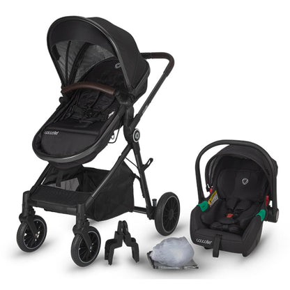 Carrinho de bebé convertível 3in1 Coccolle Ago Diamond Black