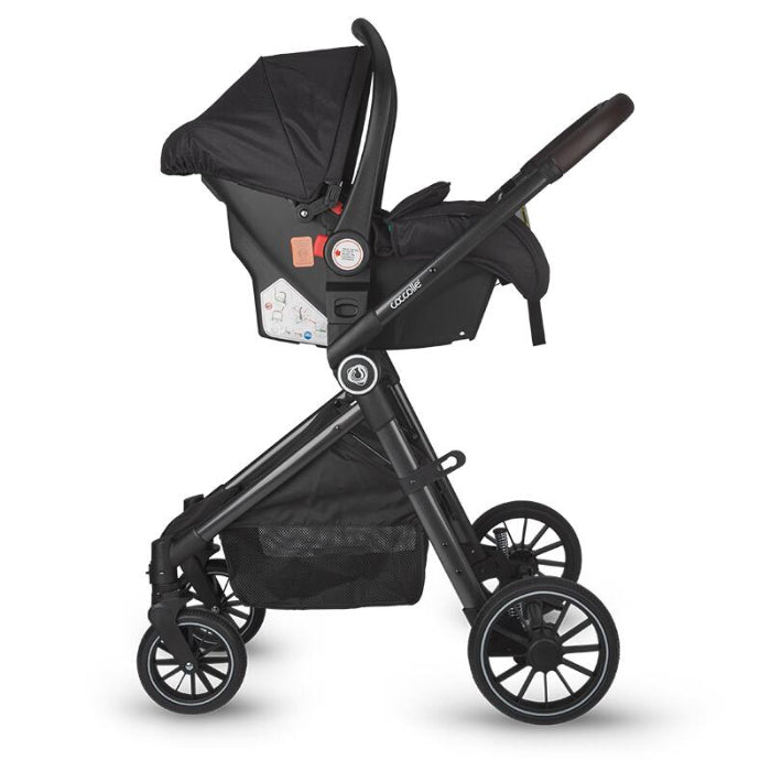 Carrinho de bebé convertível 3in1 Coccolle Ago Diamond Black