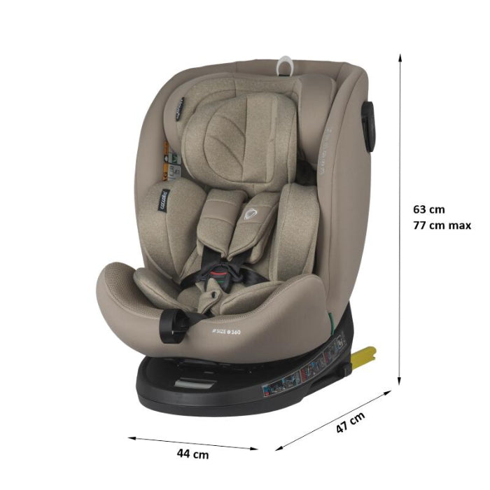Cadeira auto Isize Coccolle Nova 40-150-cm Sand Beige
