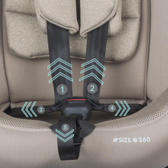 Cadeira auto Isize Coccolle Nova 40-150-cm Sand Beige