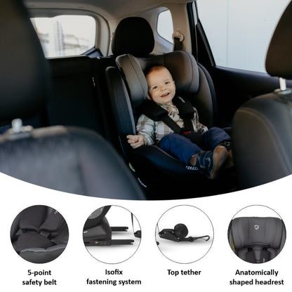 Cadeira Auto Isofix 40-150 cm Coccolle Mydo Diamond Black