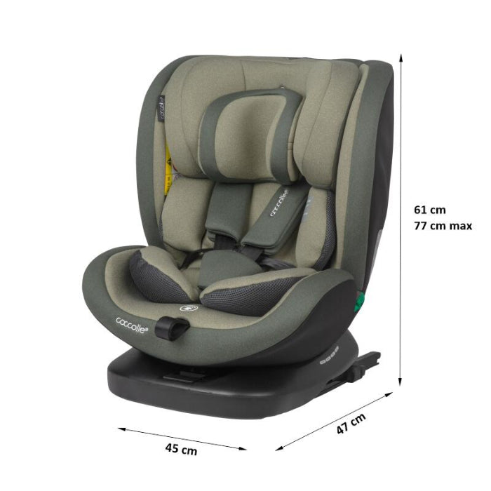 Cadeira Auto Isofix 40-150 cm Coccolle Mydo Moss Green