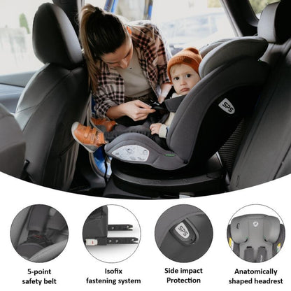 Cadeira auto iSize 40-150 cm Coccolle Nyota Diamond black