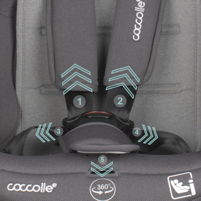 Cadeira auto iSize 40-150 cm Coccolle Nyota Diamond black