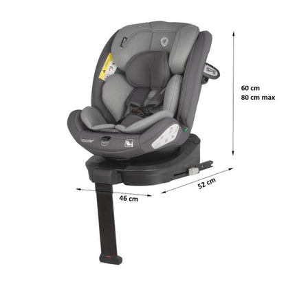 Cadeira auto i-Size 40-150 cm Coccolle Sidra Diamond black