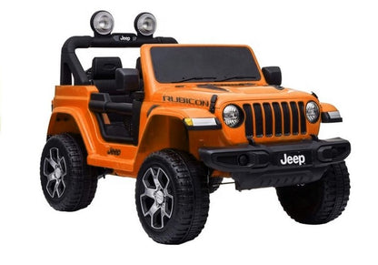 Jeep elétrico infantil Rubicon 4x4 laranja