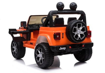 Jeep elétrico infantil Rubicon 4x4 laranja