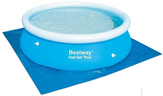 Cobertura base para piscina Bestway 396x396 cm azul